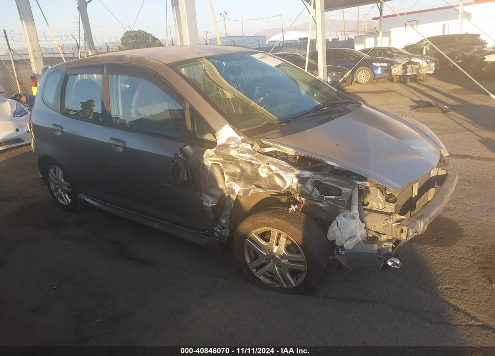 2008 HONDA FIT SPORT VIN: JHMGD37668S021898