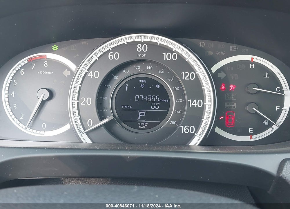 2015 HONDA ACCORD EX-L VIN: 1HGCR2F82FA071037