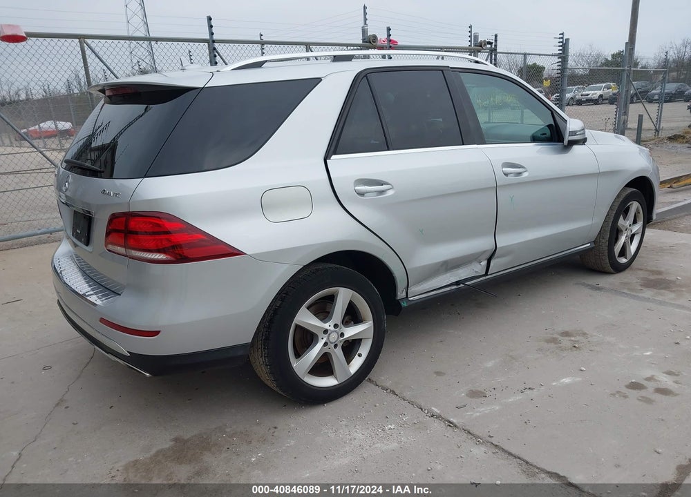 2016 MERCEDES-BENZ GLE 350 4MATIC VIN: 4JGDA5HB3GA785356