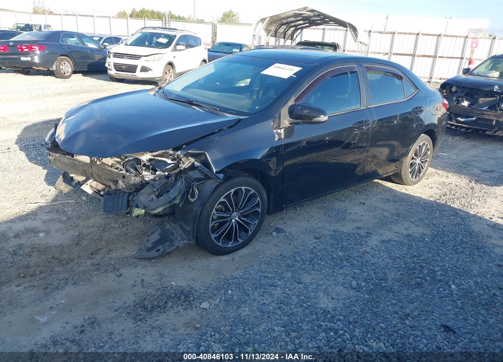 2016 TOYOTA COROLLA S PLUS VIN: 2T1BURHE5GC510832