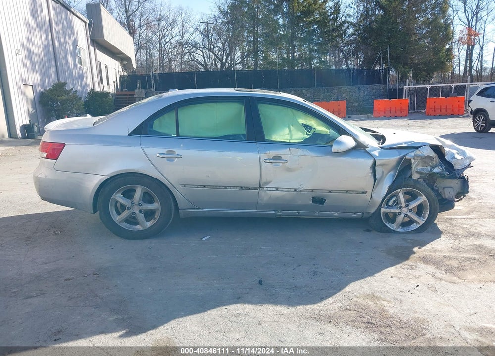 2007 HYUNDAI SONATA LIMITED/SE V6 VIN: 5NPEU46F87H260088