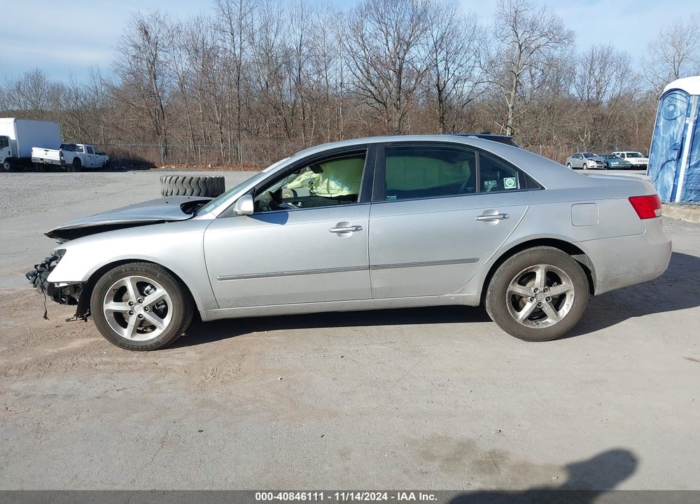 2007 HYUNDAI SONATA LIMITED/SE V6 VIN: 5NPEU46F87H260088