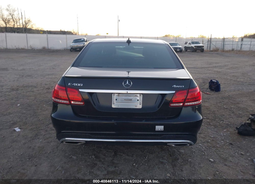 2015 MERCEDES-BENZ E 400 4MATIC VIN: WDDHF6HB1FB165844
