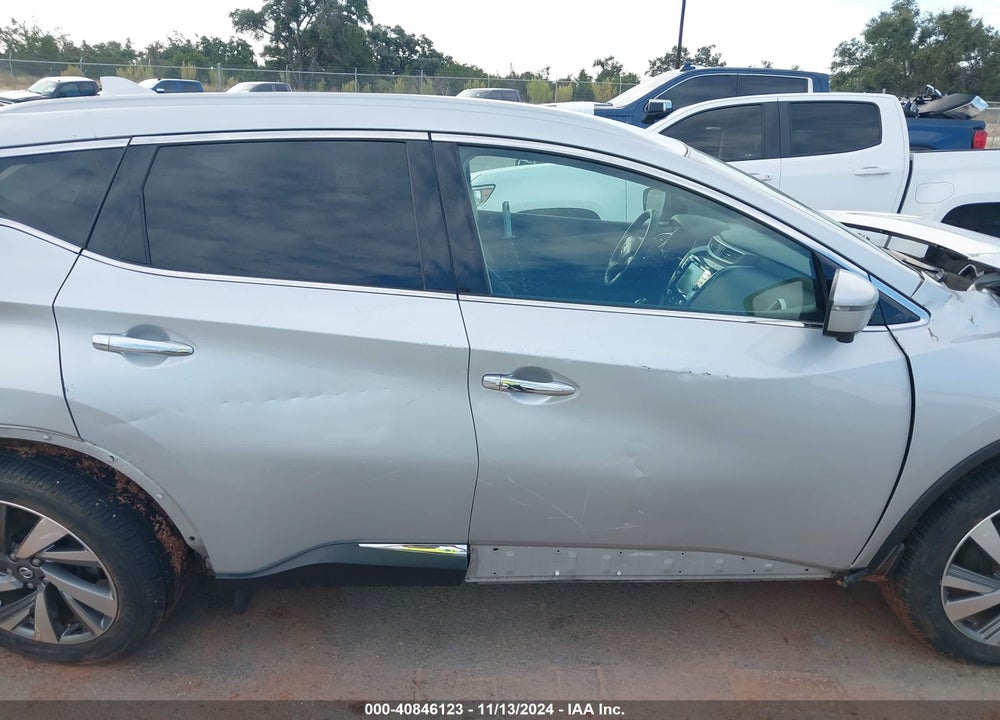 2019 NISSAN MURANO SL VIN: 5N1AZ2MJ9KN164728