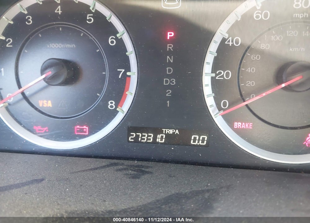 2010 HONDA ACCORD 2.4 EX-L VIN: 1HGCP2F80AA092595