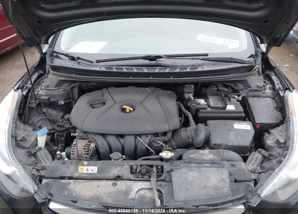 2013 HYUNDAI ELANTRA GLS VIN: KMHDH4AE8DU927155