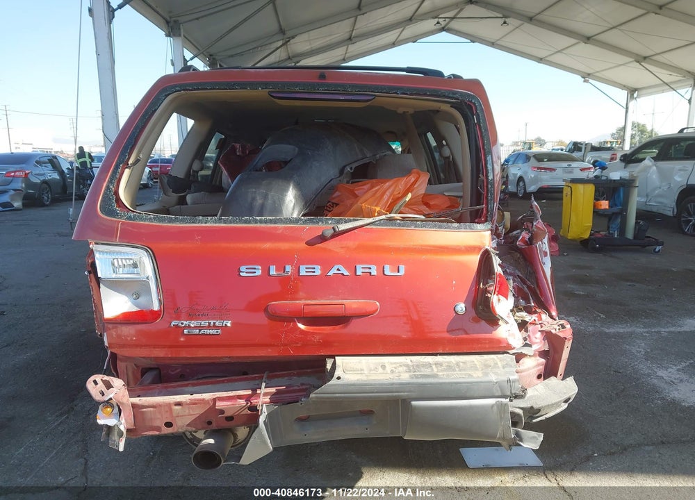 2002 SUBARU FORESTER L VIN: JF1SF63522H745960