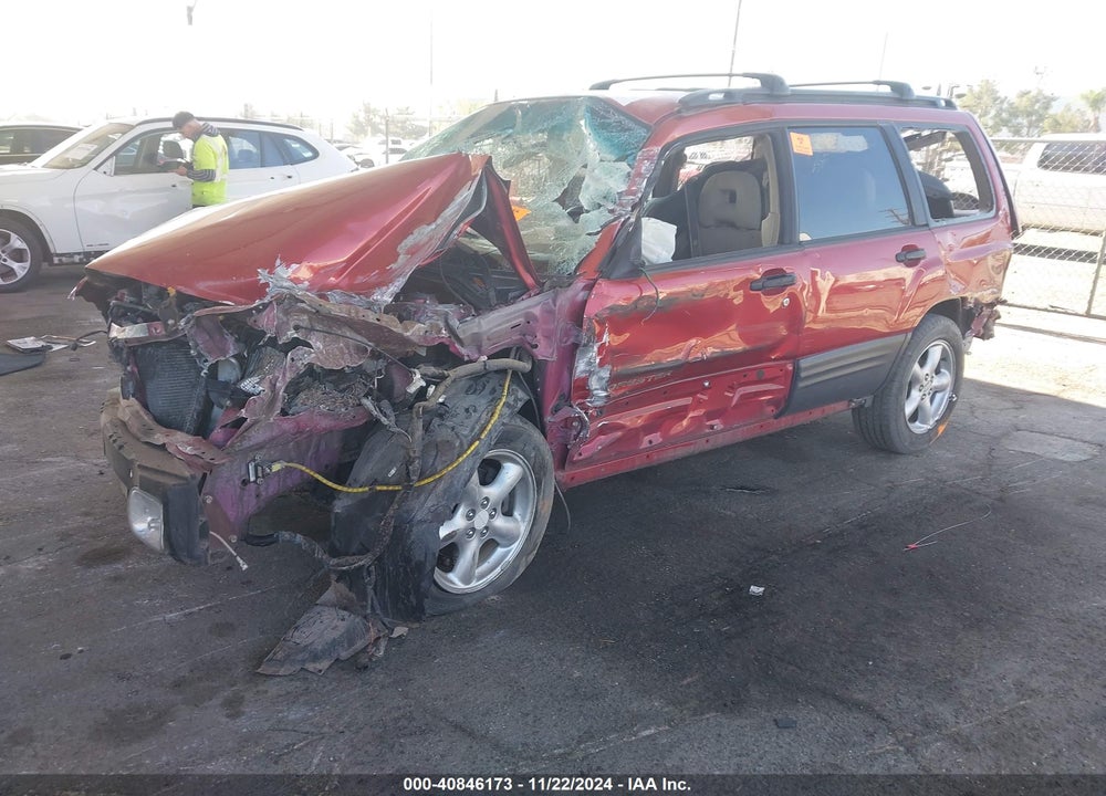 2002 SUBARU FORESTER L VIN: JF1SF63522H745960