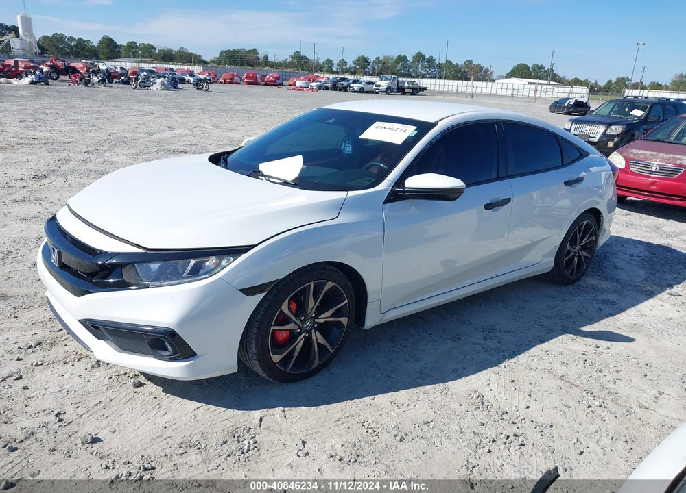 2021 HONDA CIVIC SPORT VIN: 2HGFC2F87MH551670