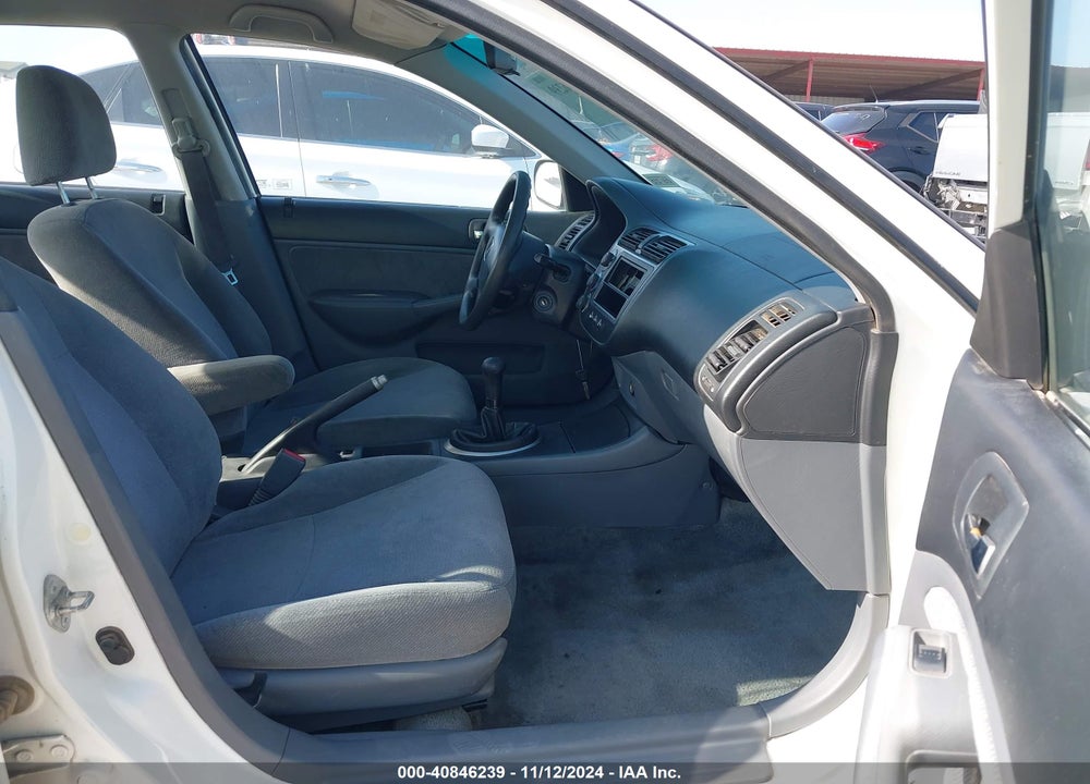 2002 HONDA CIVIC LX VIN: 1HGES15592L001046