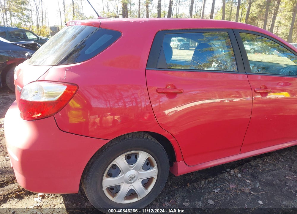 2009 TOYOTA MATRIX VIN: 2T1KU40E19C065376