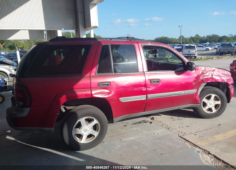 2002 CHEVROLET TRAILBLAZER LT VIN: 1GNDT13S522174821