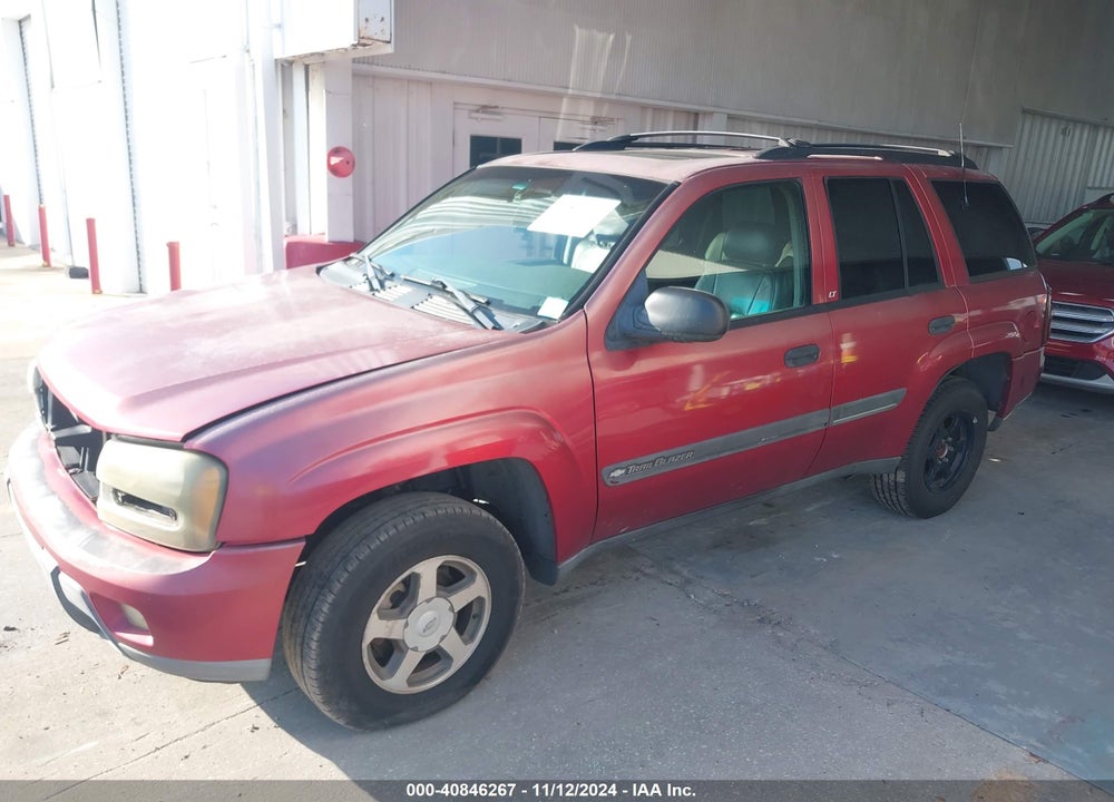 2002 CHEVROLET TRAILBLAZER LT VIN: 1GNDT13S522174821