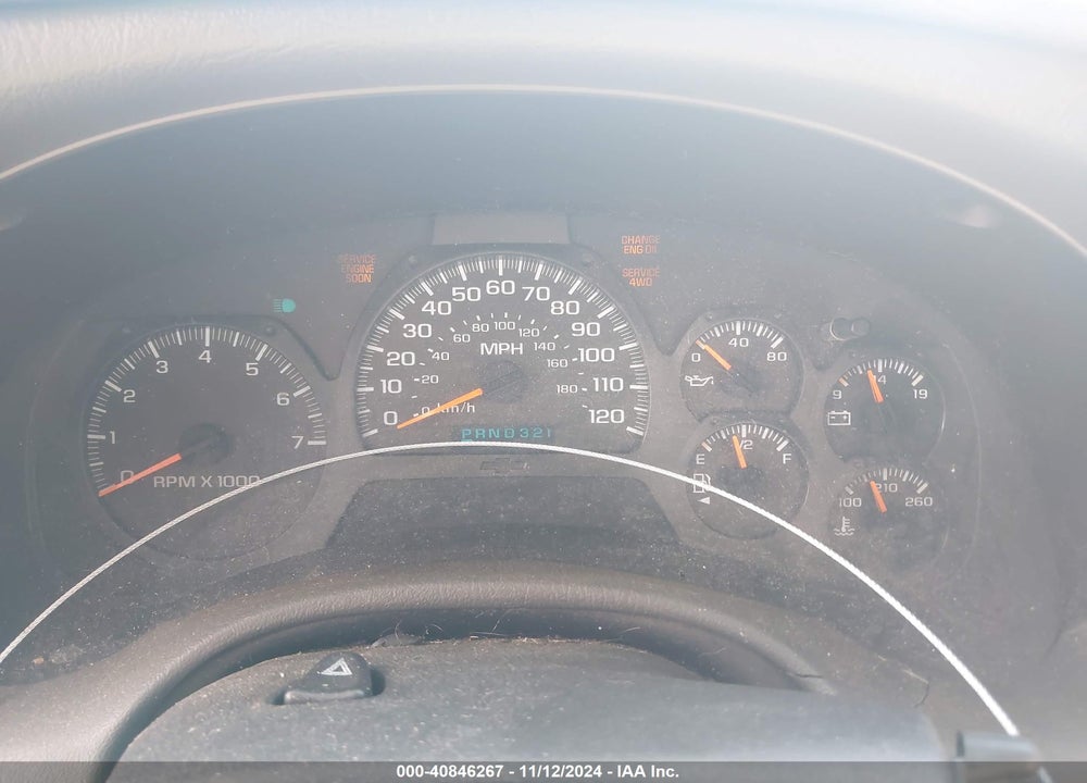 2002 CHEVROLET TRAILBLAZER LT VIN: 1GNDT13S522174821