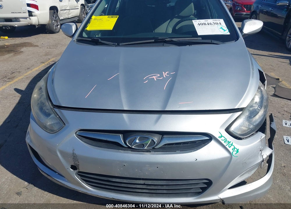 2013 HYUNDAI ACCENT GLS VIN: KMHCU4AE1DU302636