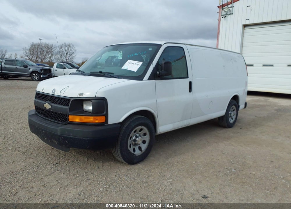 2012 CHEVROLET EXPRESS 1500 WORK VAN VIN: 1GCSGAFX9C1154266
