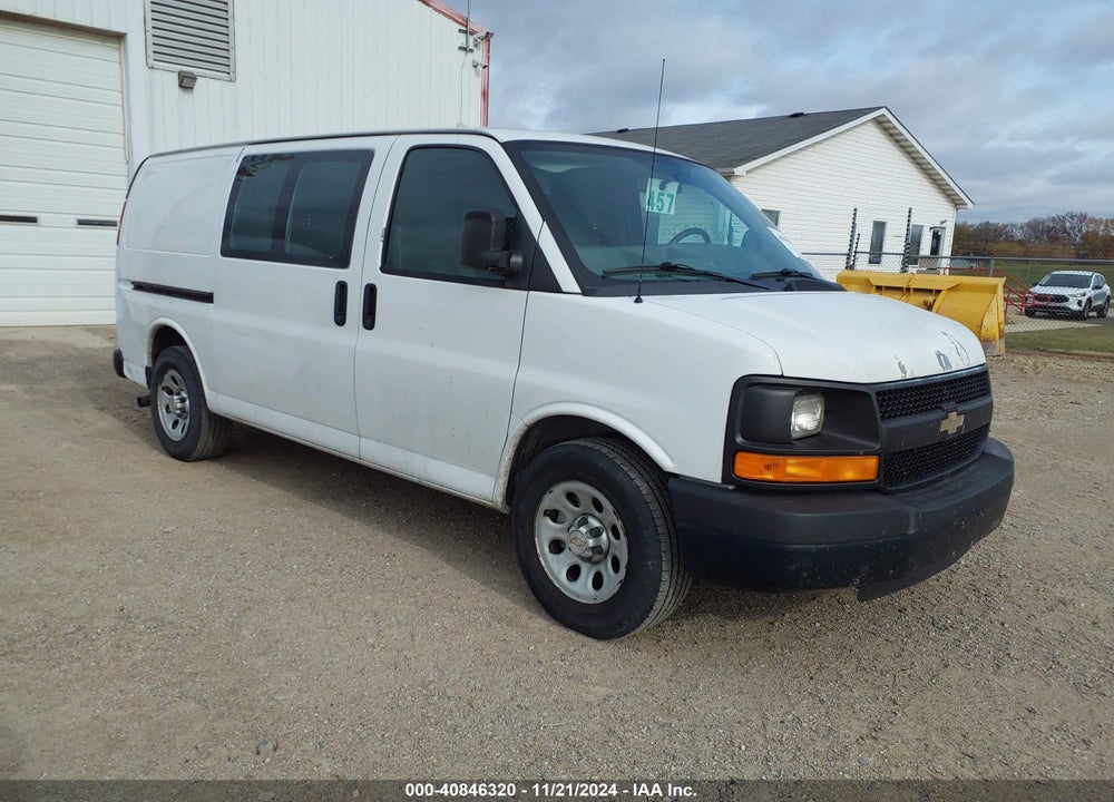 2012 CHEVROLET EXPRESS 1500 WORK VAN VIN: 1GCSGAFX9C1154266