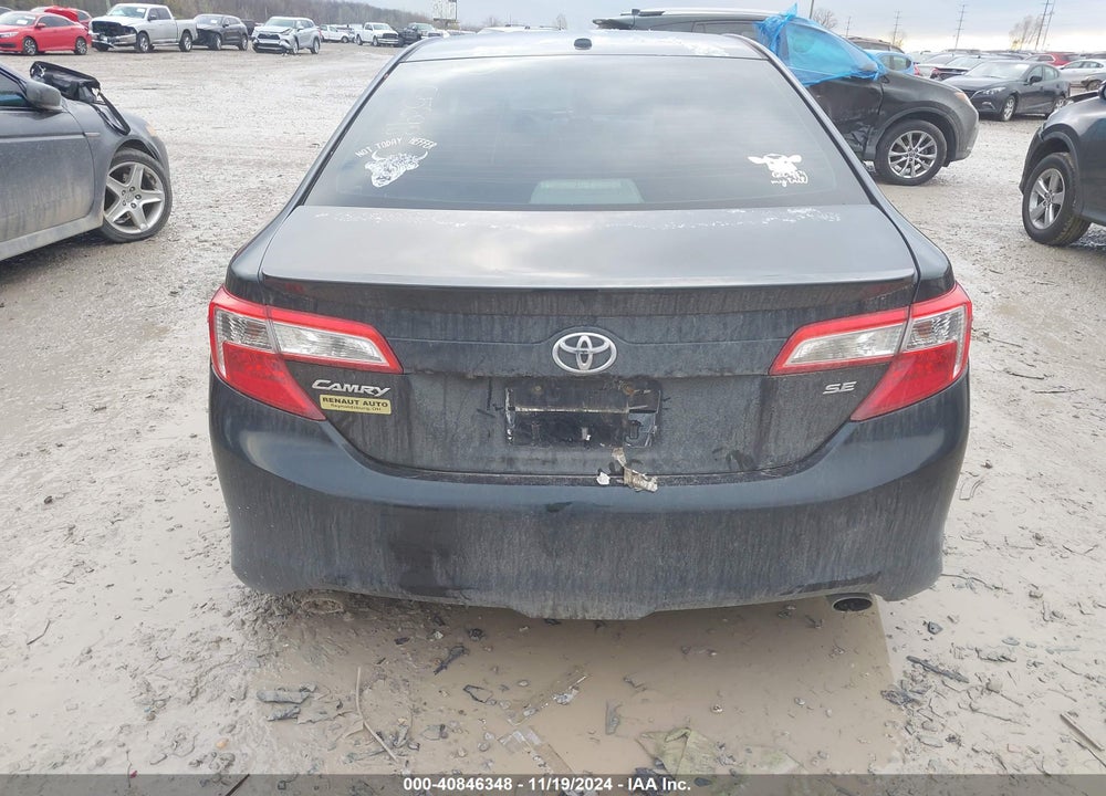 2012 TOYOTA CAMRY SE V6 VIN: 4T1BK1FKXCU005698