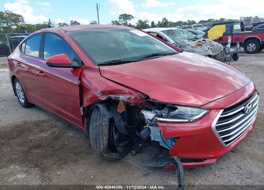 2018 HYUNDAI ELANTRA SE VIN: 5NPD74LFXJH346050