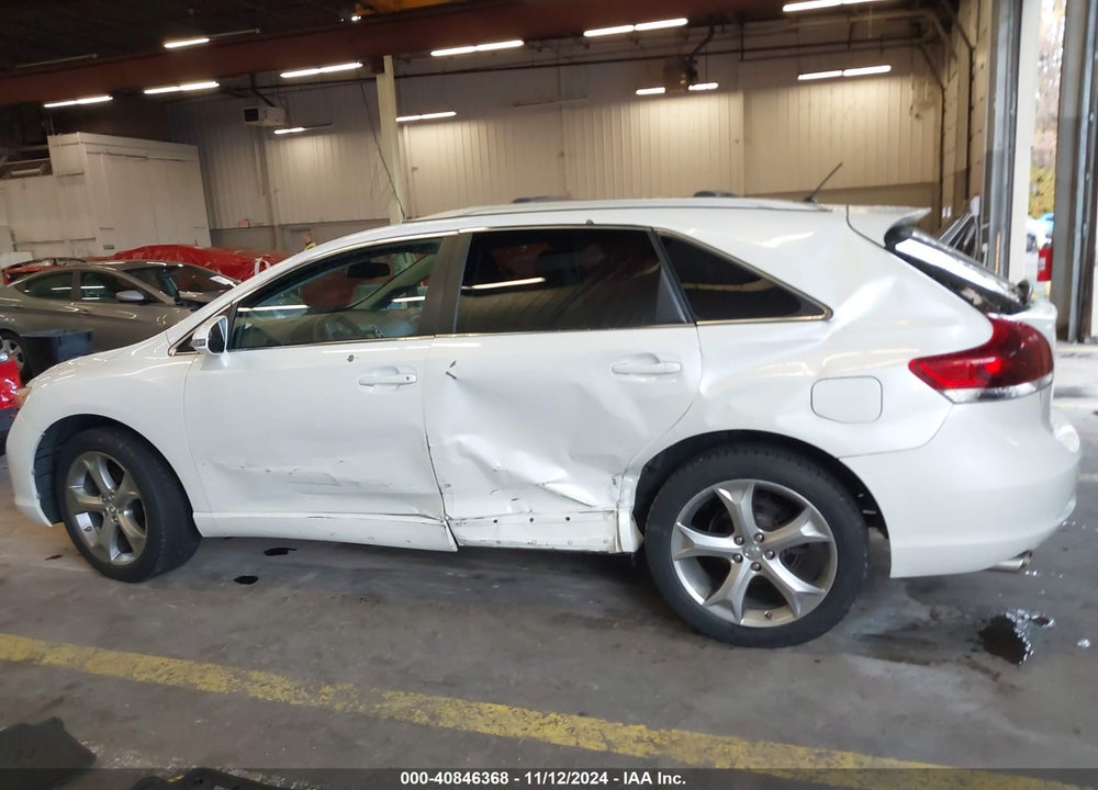 2013 TOYOTA VENZA LE V6 VIN: 4T3BK3BB0DU090027