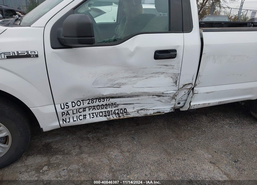 2019 FORD F-150 XL VIN: 1FTMF1C59KKD39148