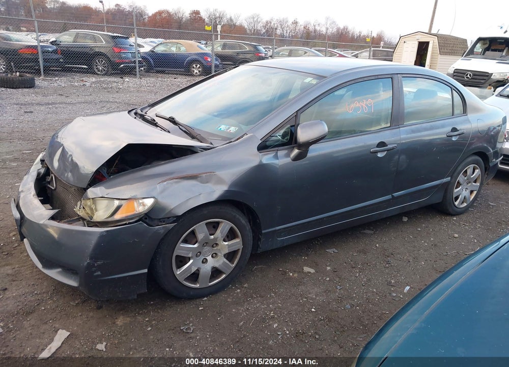 2009 HONDA CIVIC LX VIN: 2HGFA16529H368710