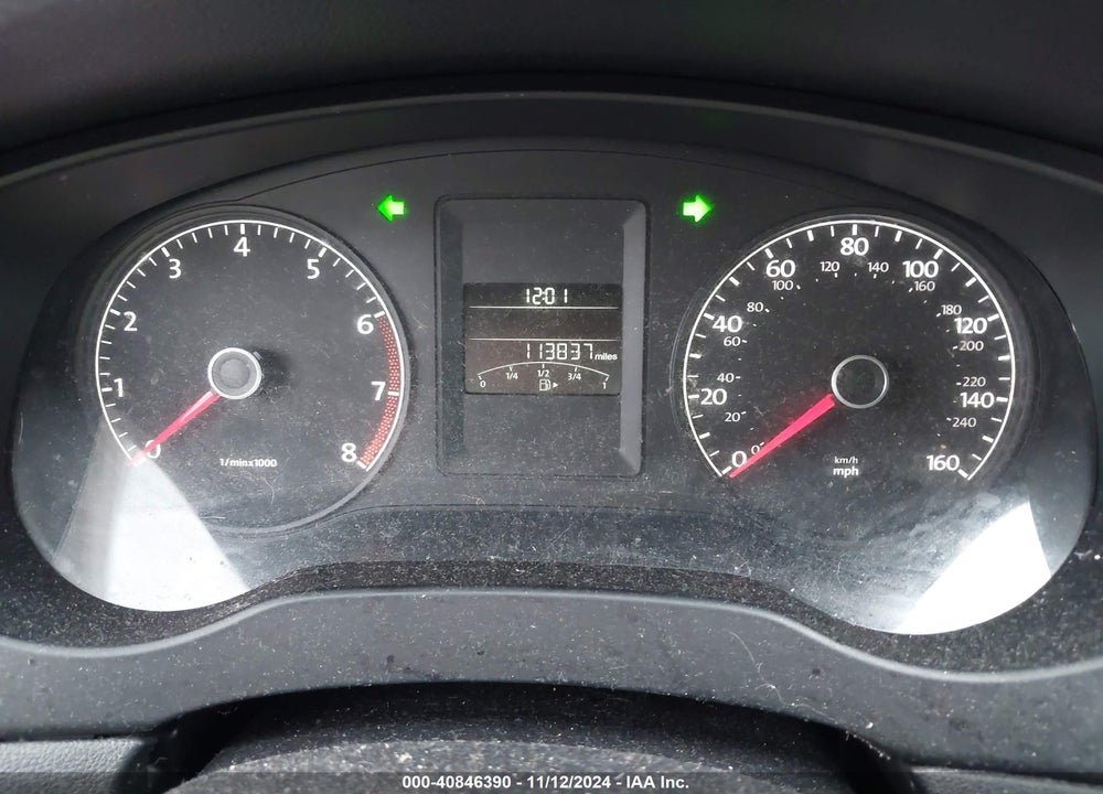 2013 VOLKSWAGEN JETTA 2.0L S VIN: 3VW2K7AJ9DM403736