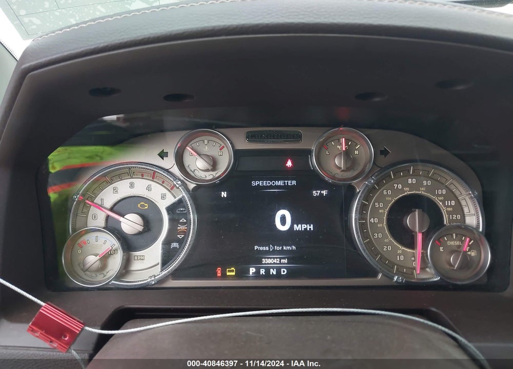2016 RAM 3500 LONGHORN VIN: 3C63RRKL5GG244092
