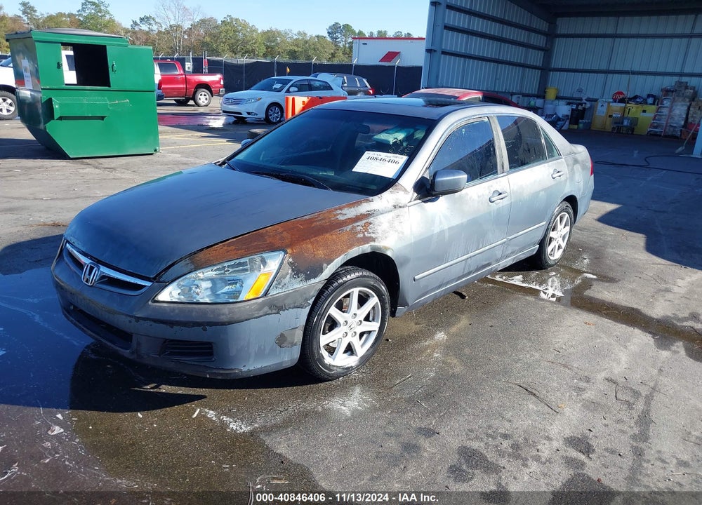 2007 HONDA ACCORD 3.0 EX VIN: 1HGCM66517A001624