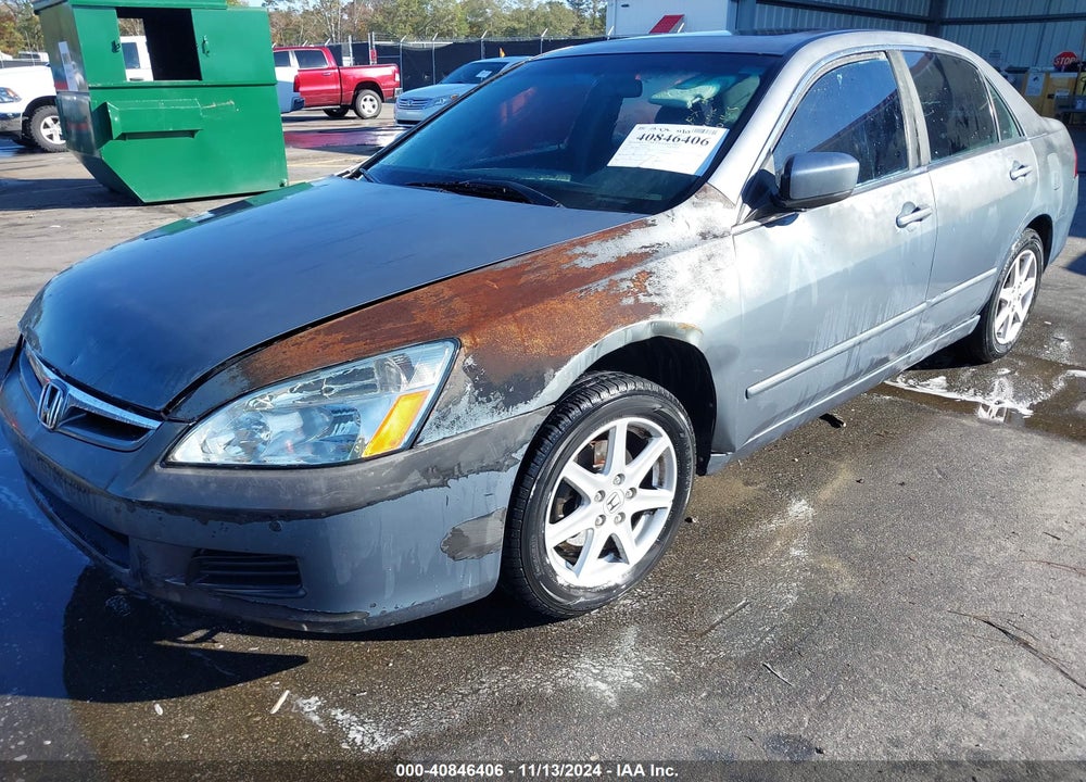 2007 HONDA ACCORD 3.0 EX VIN: 1HGCM66517A001624