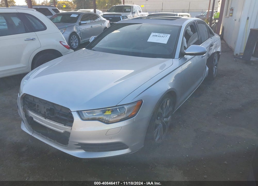 2014 AUDI A6 2.0T PREMIUM VIN: WAUGFAFC3EN051942