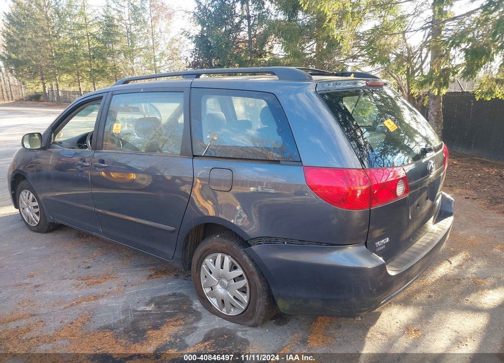 2007 TOYOTA SIENNA CE VIN: 5TDZK23C07S072438