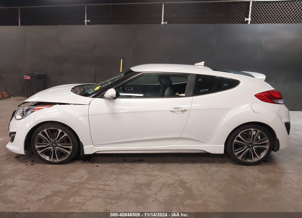 2016 HYUNDAI VELOSTER TURBO VIN: KMHTC6AE2GU284375