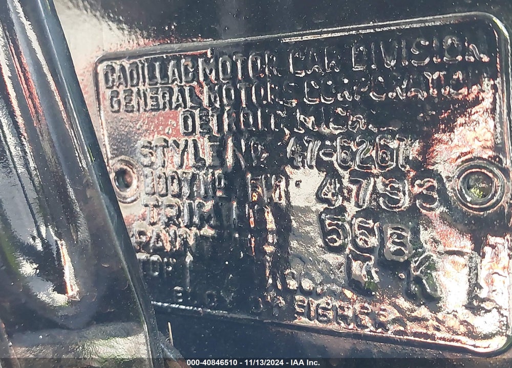 1947 CADILLAC OTHER VIN: 00000000008451530