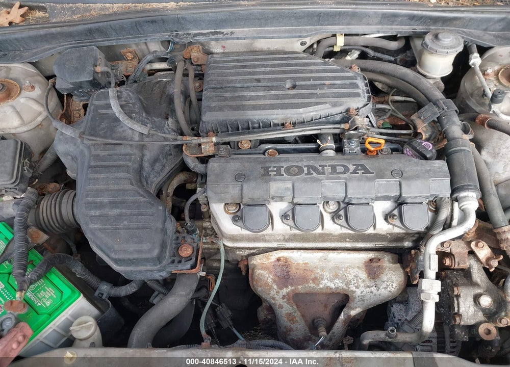 2001 HONDA CIVIC LX VIN: 2HGES165X1H570935