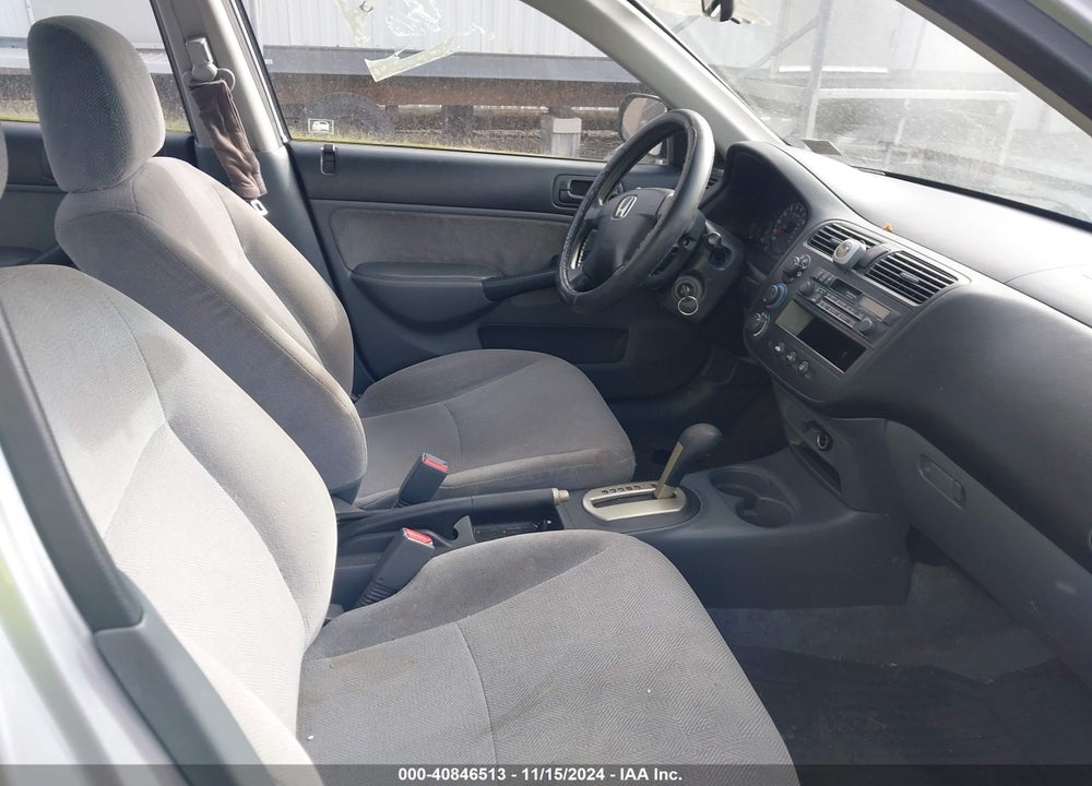 2001 HONDA CIVIC LX VIN: 2HGES165X1H570935