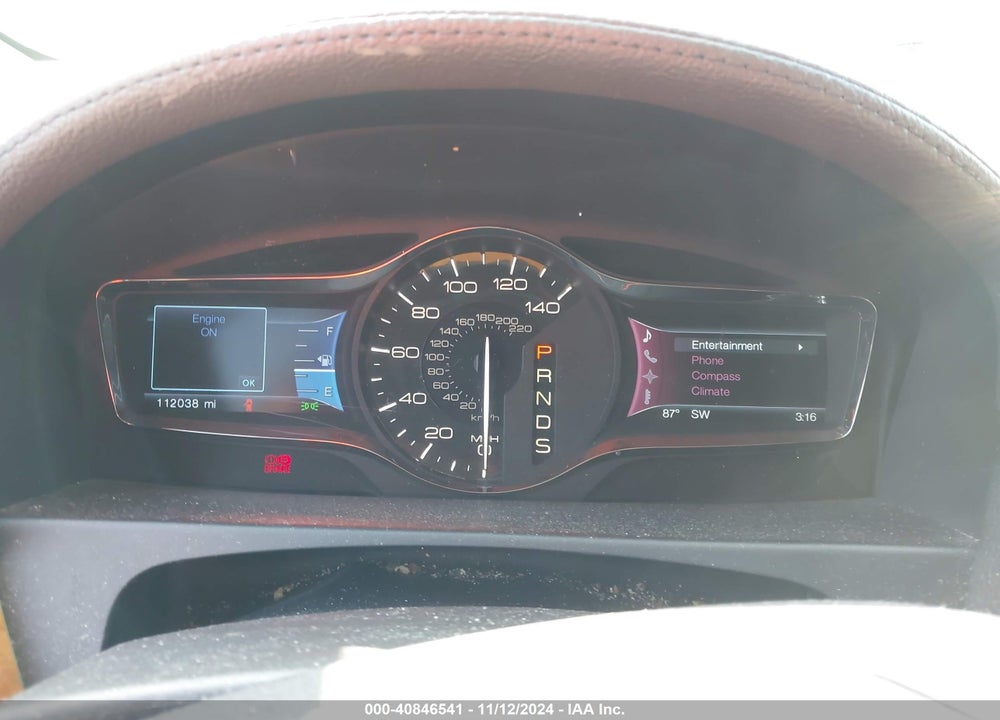 2013 LINCOLN MKX VIN: 2LMDJ6JK5DBL29346