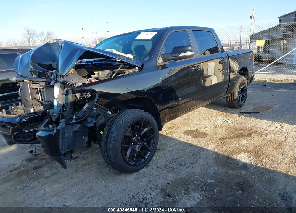 2019 RAM 1500 BIG HORN/LONE STAR 4X4 5'7 BOX VIN: 1C6SRFFT4KN851167