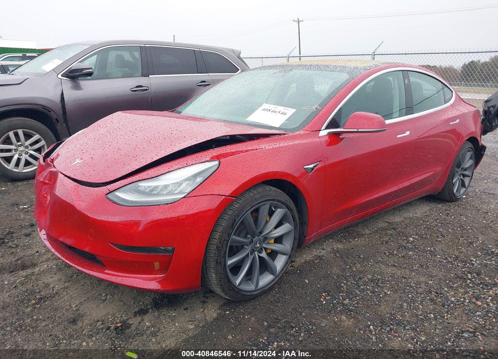 2018 TESLA MODEL 3 LONG RANGE/PERFORMANCE VIN: 5YJ3E1EBXJF117344