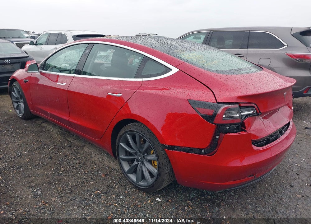 2018 TESLA MODEL 3 LONG RANGE/PERFORMANCE VIN: 5YJ3E1EBXJF117344