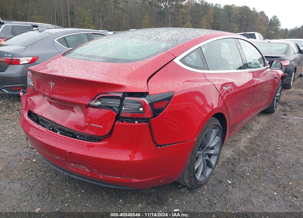 2018 TESLA MODEL 3 LONG RANGE/PERFORMANCE VIN: 5YJ3E1EBXJF117344