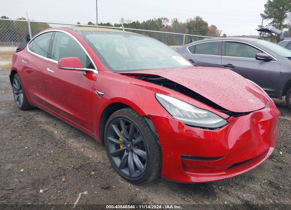 2018 TESLA MODEL 3 LONG RANGE/PERFORMANCE VIN: 5YJ3E1EBXJF117344