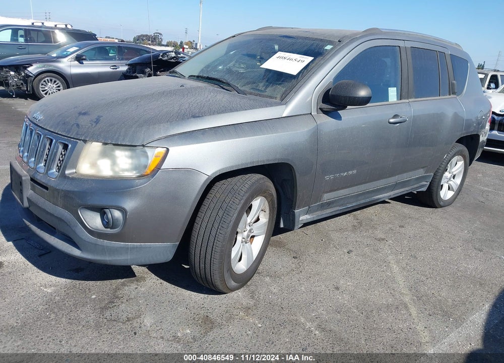2013 JEEP COMPASS SPORT VIN: 1C4NJCBB2DD140956