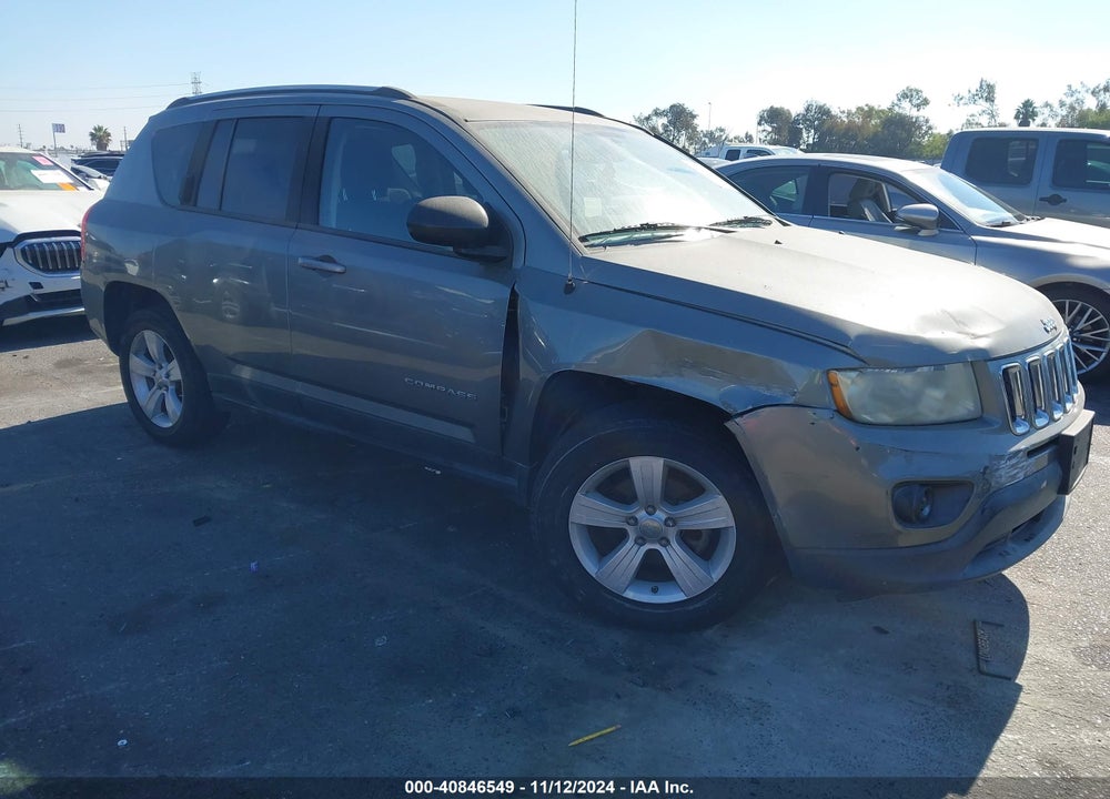 2013 JEEP COMPASS SPORT VIN: 1C4NJCBB2DD140956