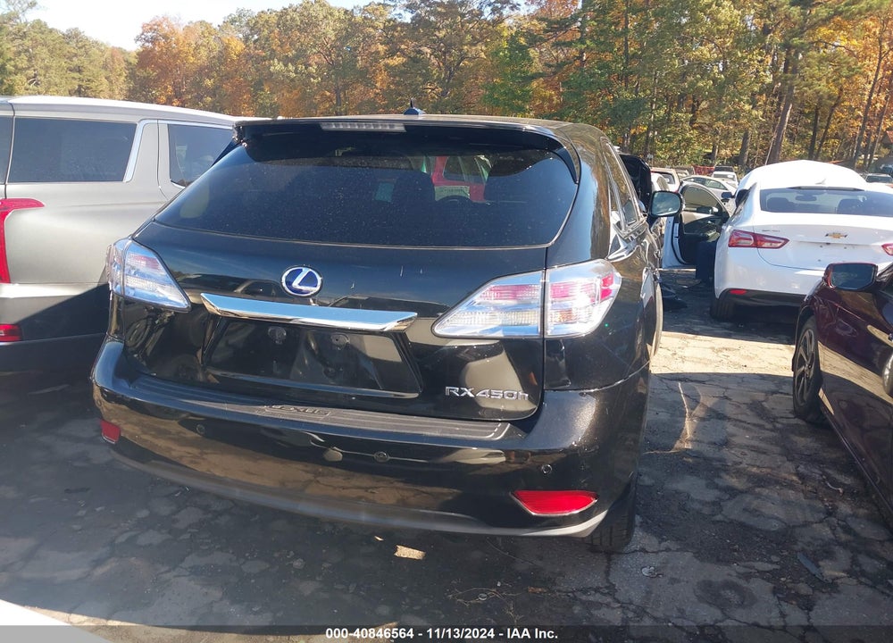2011 LEXUS RX 450H VIN: JTJZB1BA3B2004495