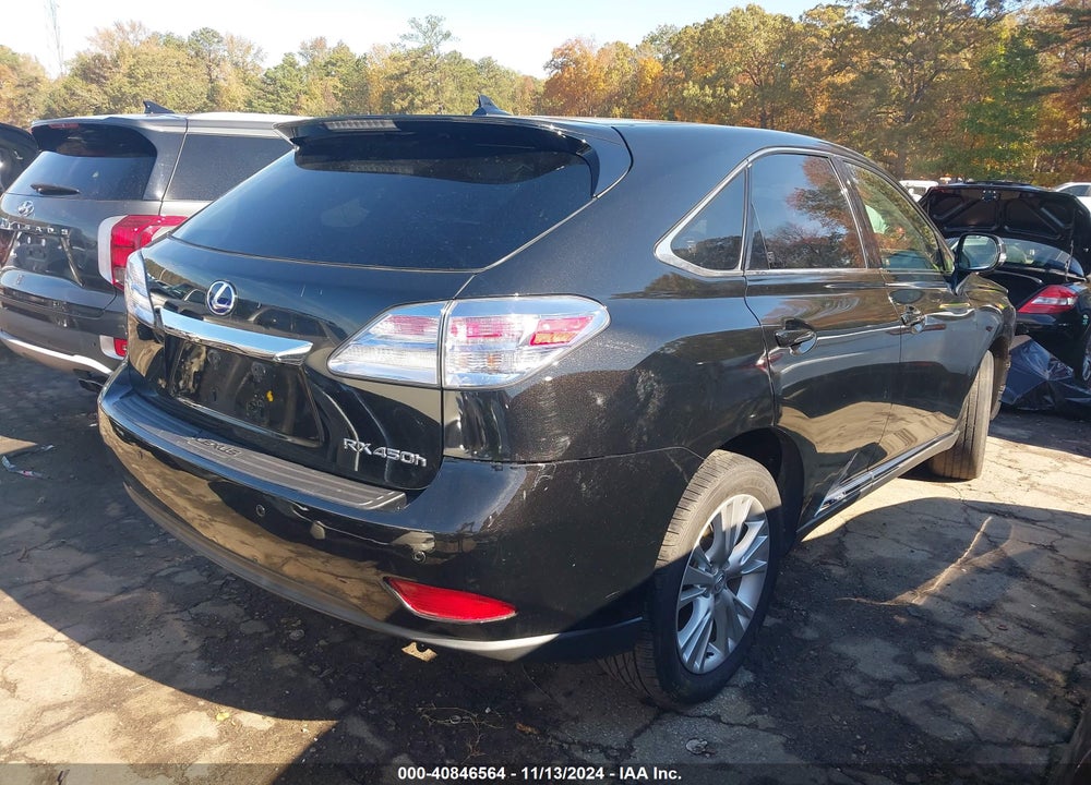 2011 LEXUS RX 450H VIN: JTJZB1BA3B2004495