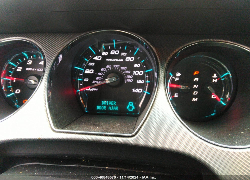 2011 FORD TAURUS SHO VIN: 1FAHP2KT9BG102222
