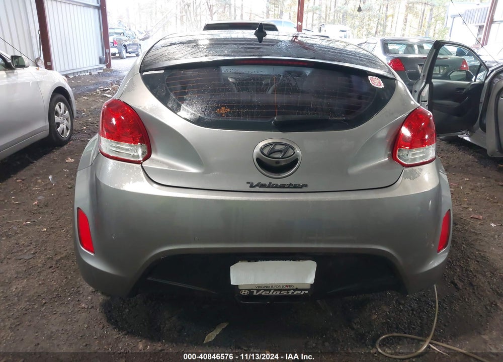 2012 HYUNDAI VELOSTER BASE W/GRAY VIN: KMHTC6AD0CU020783