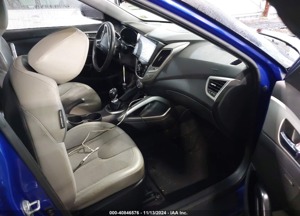 2012 HYUNDAI VELOSTER BASE W/GRAY VIN: KMHTC6AD0CU020783