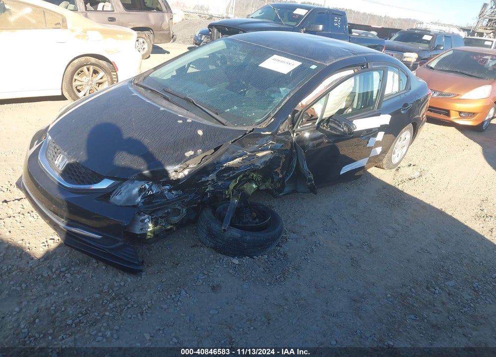 2015 HONDA CIVIC LX VIN: 19XFB2F51FE051333